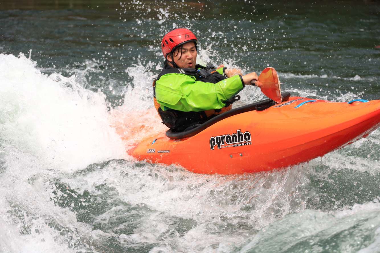 The Upper Clackamas river is famous for play waves and exciting whitewater.