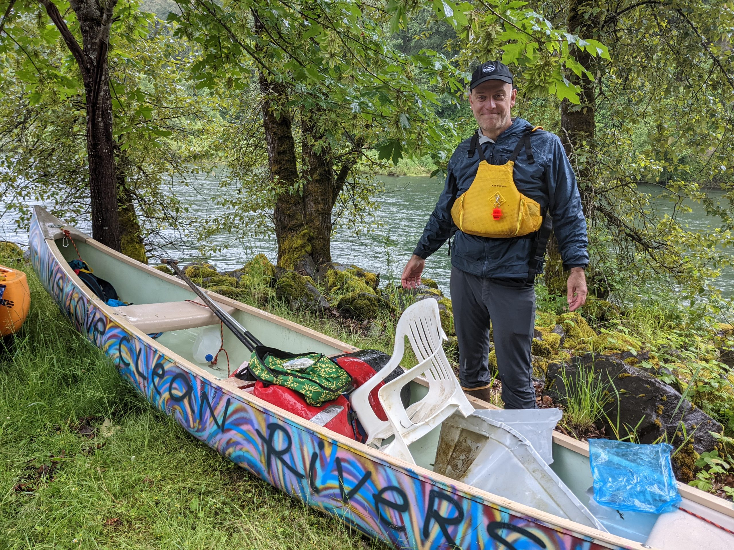 We Love Clean Rivers Boat