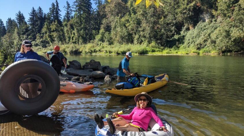 tubers on clackamas