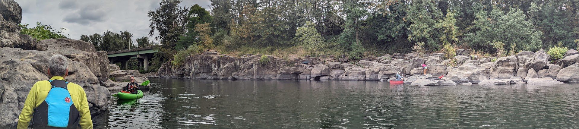 High Rocks area on the Clackamas Water Trail