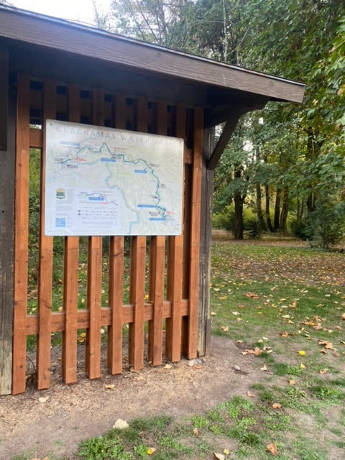 Clackamas Water Trail maps installed at Barton and Carver Parks